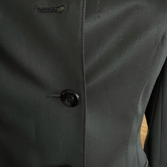 ESCADA Vintage Single Breasted Deep Navy 3 Button Blazer Size 34/XS - Picture 10 of 12